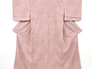 草花模様小紋着物